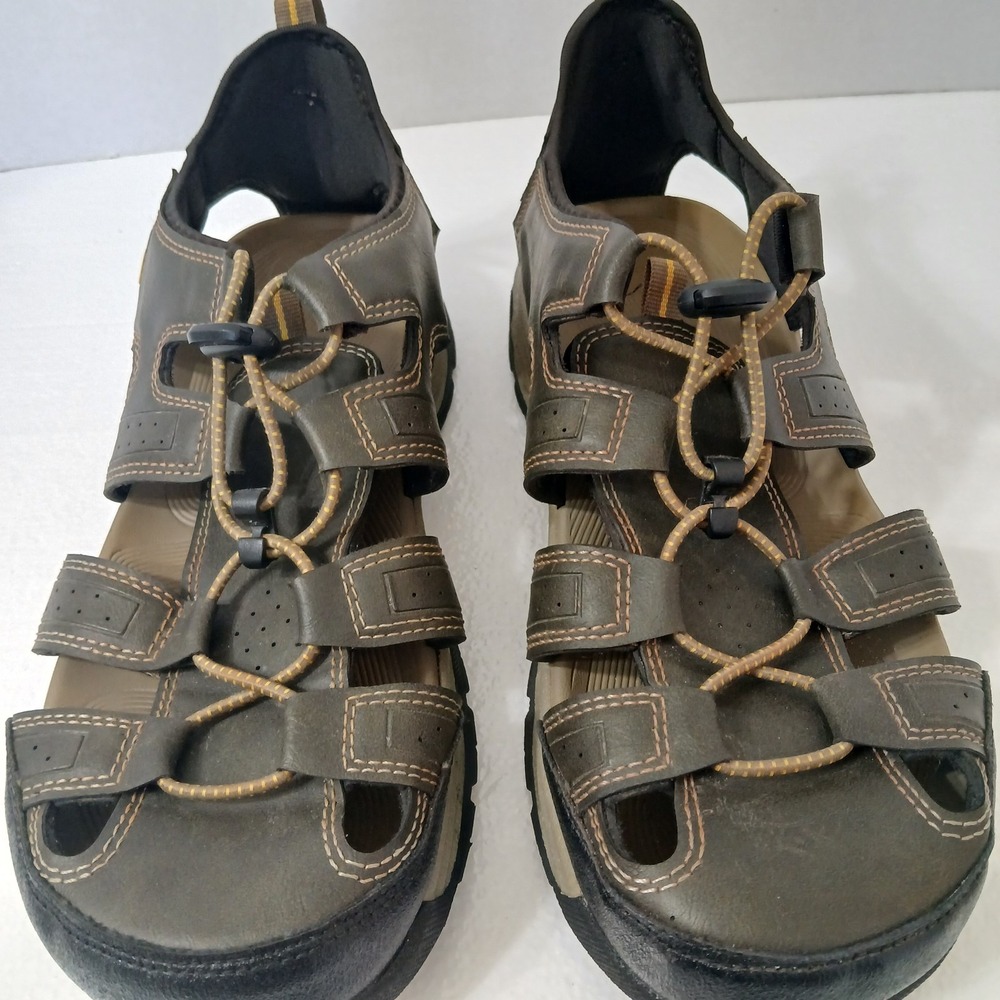 Ozark‎ Trail Men's Athletic Sandals Closed Toe Brown Hiking Casual Anti-slip